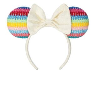 Baublebar Disney Minnie Mouse Cream and Rainbow Ears with Bow